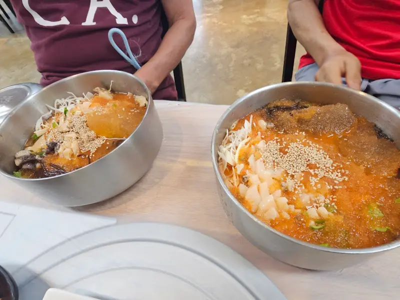 시원한 전복물회