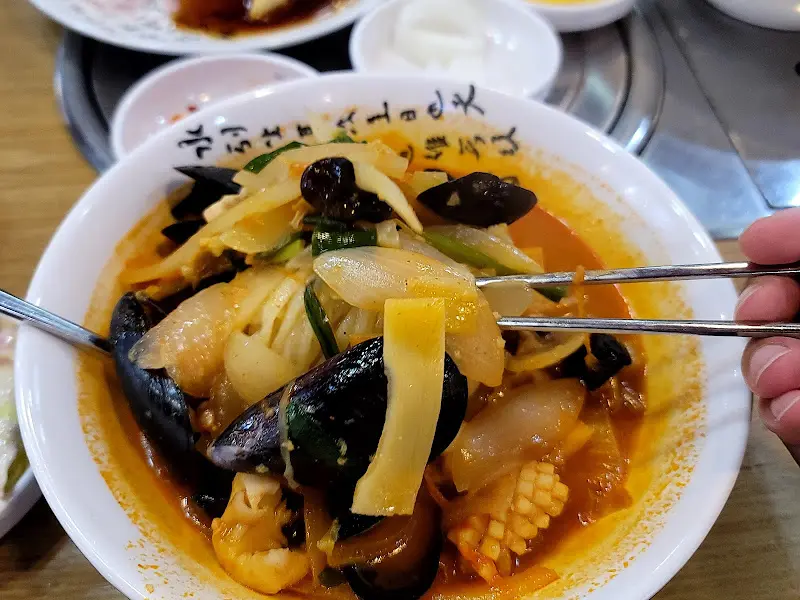해물짬뽕 근접샷