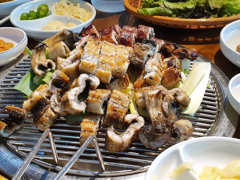 장어구이 근접샷