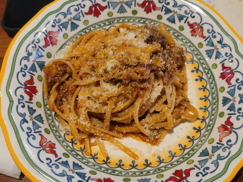 라구 파스타 클로즈업