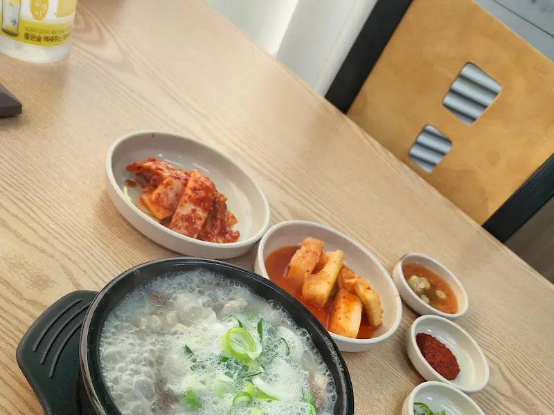 순대국과 깍두기, 김치