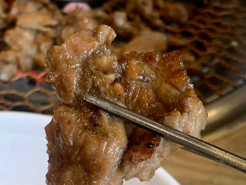 돼지갈비 근접 사진