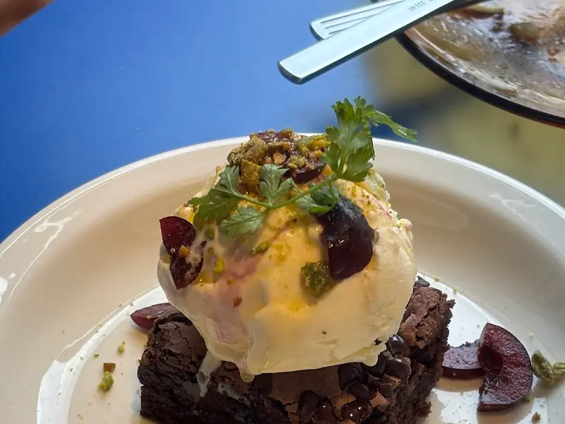 브라우니와 아이스크림