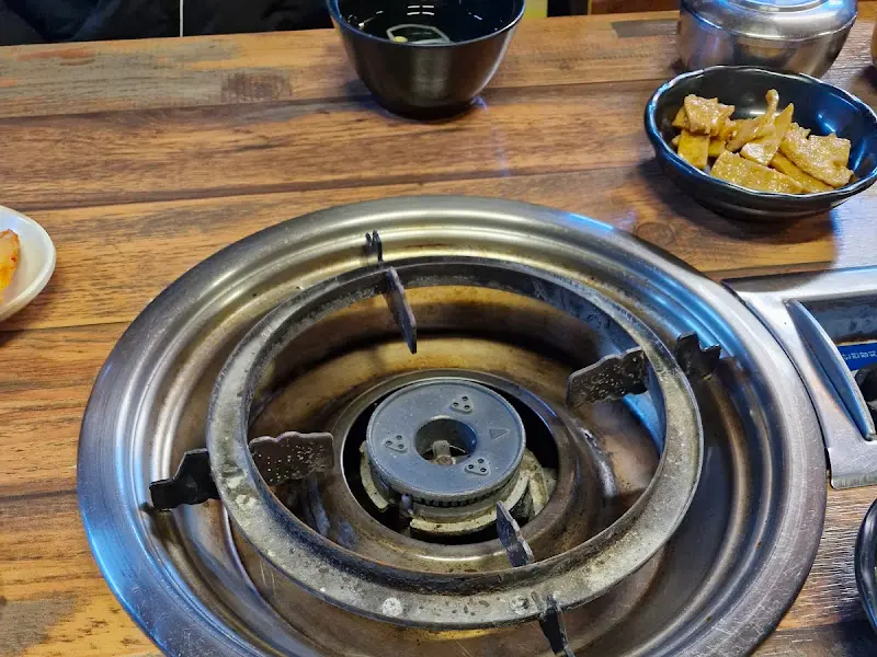 미락식당 테이블 버너