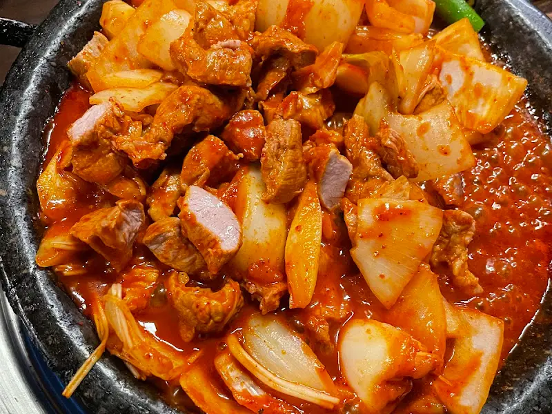 미락식당 돼지 두루치기 클로즈업