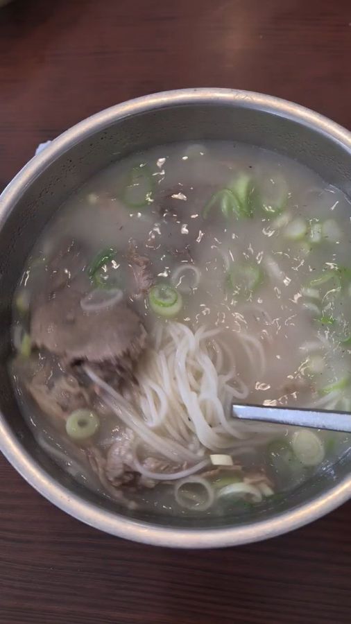 설렁탕에 소면