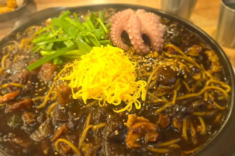 통문어쟁반짜장