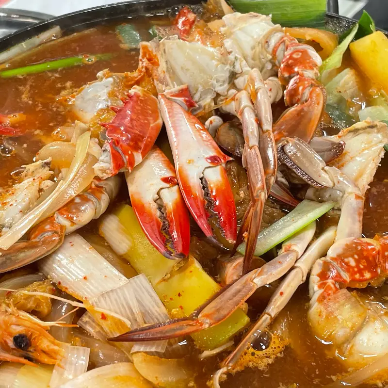 살이 꽉 찬 꽃게