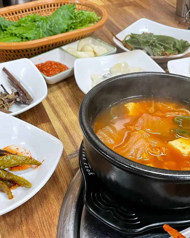 김치찌개의 모습