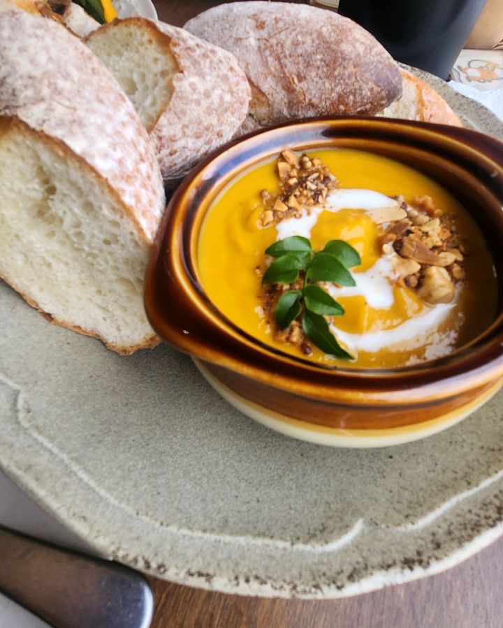 단호박 커리 수프