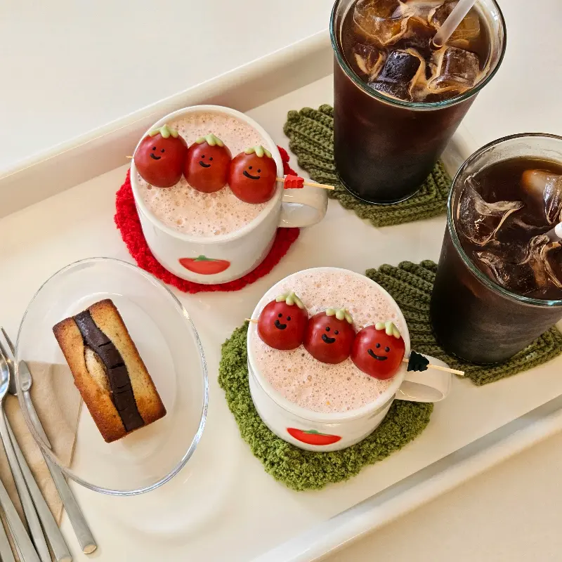 슾 토마토 라떼와 단양 마늘 타르트