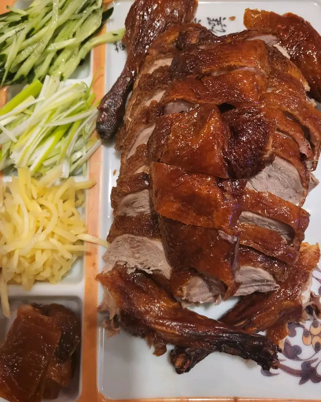 밀전병에 싸 먹는 북경오리