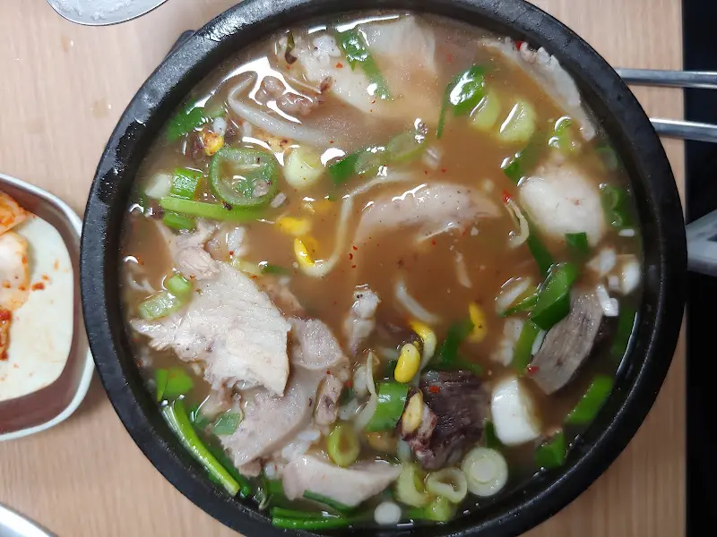 진한국밥 항공샷