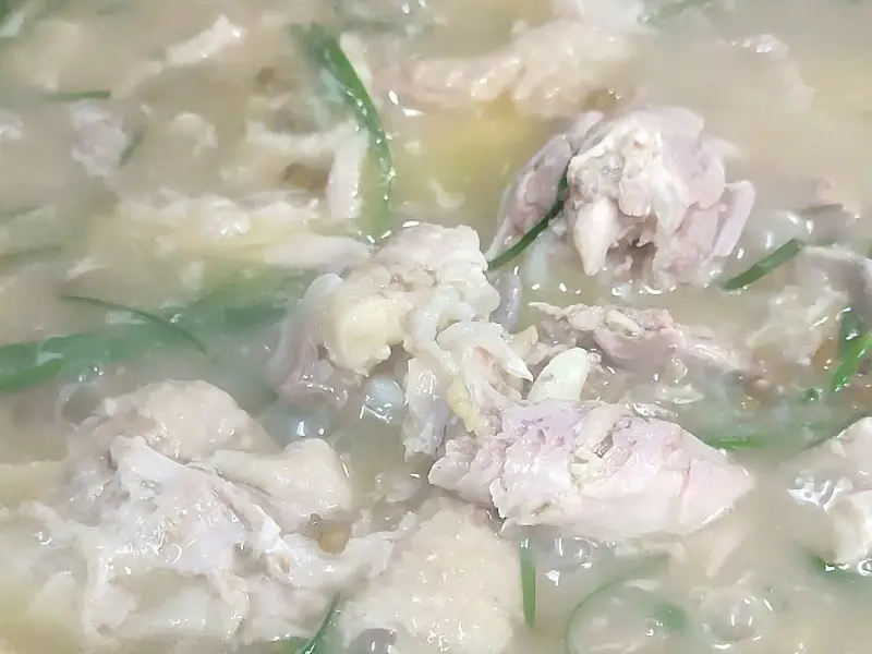 닭백숙 클로즈업