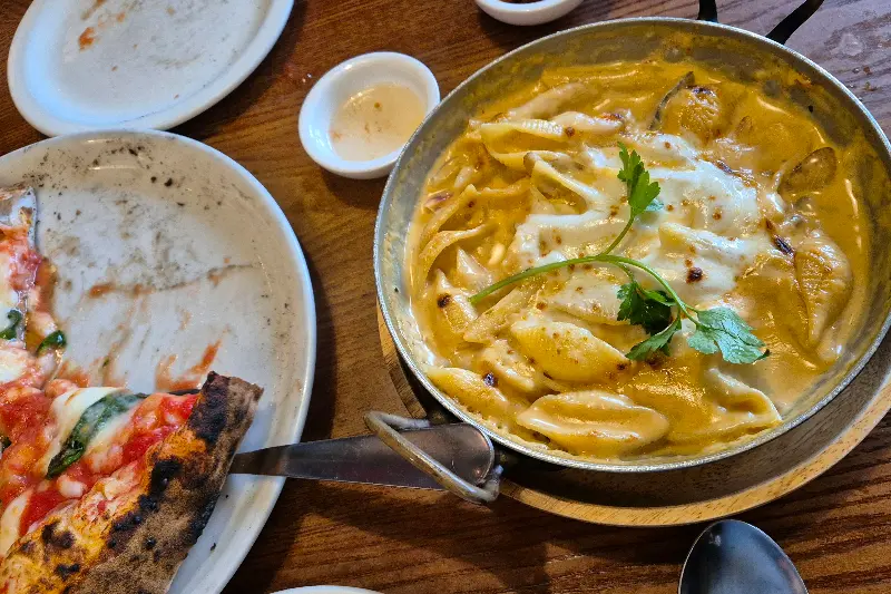 자이니스나폴리 감베리 크레마 파스타