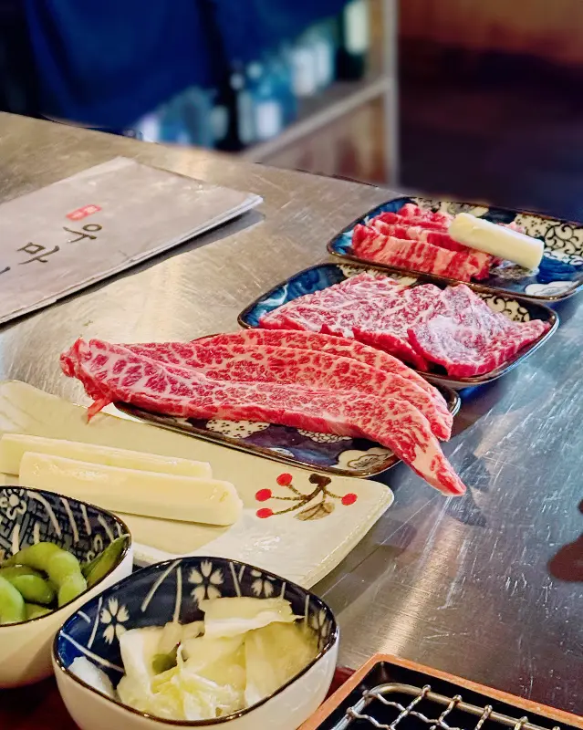 다양한 부위의 와규