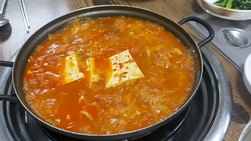 김치찜 클로즈업