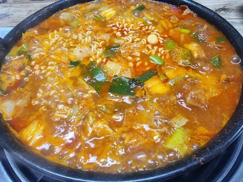 곱창전골 라면사리