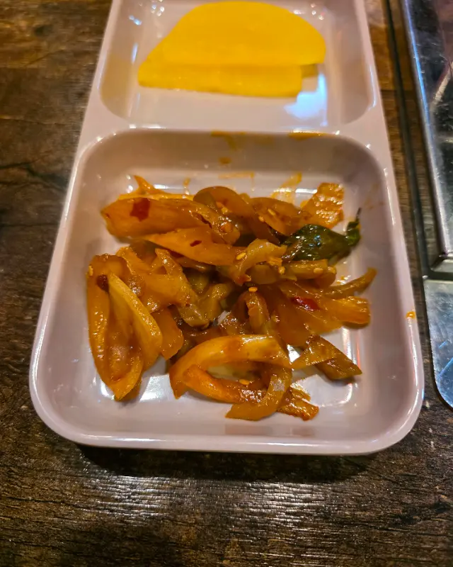 홍등 기본 반찬