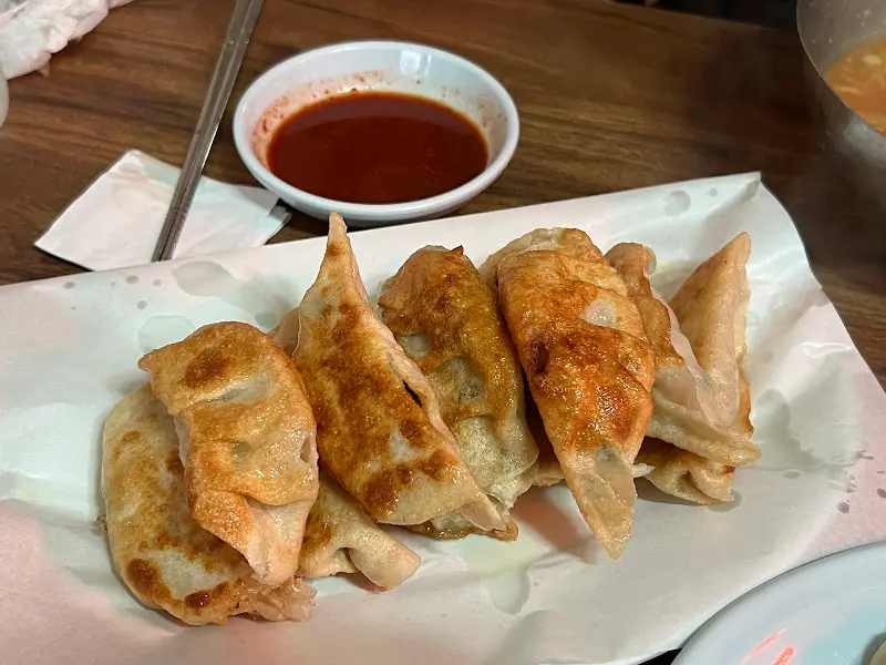 겉바속촉 군만두