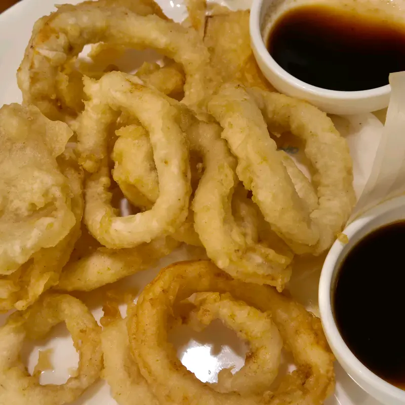 오징어 튀김 근접샷