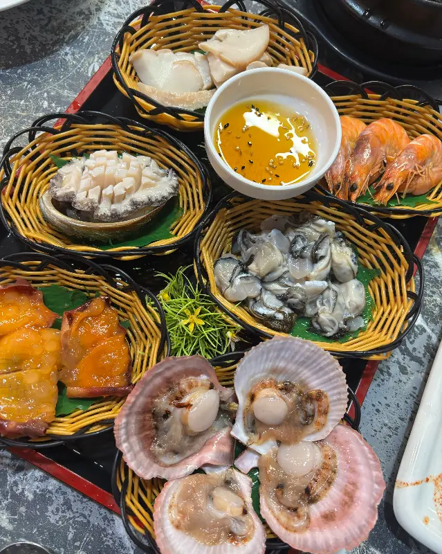 해산물 모듬 스끼다시