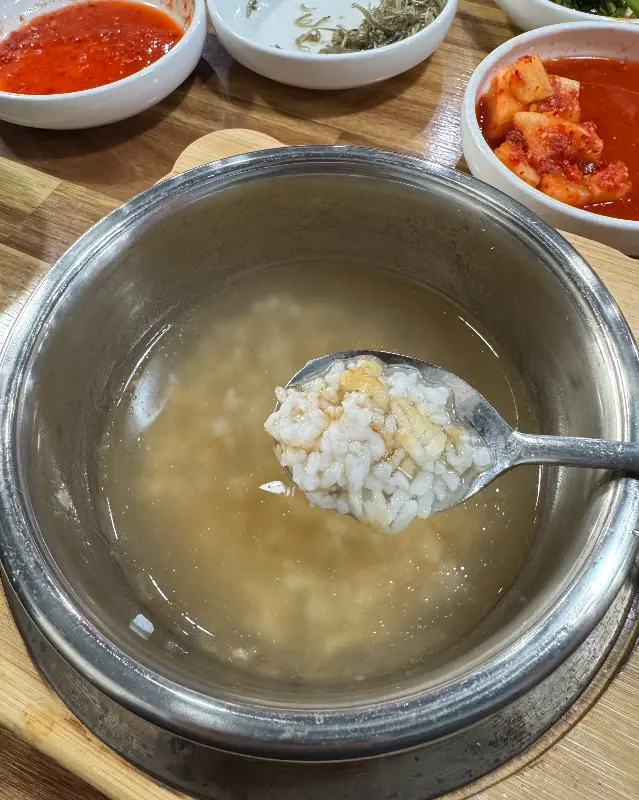 추어탕 한 상 차림