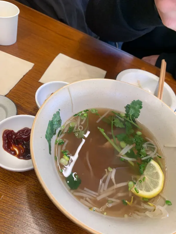 쌀국수 한 상 차림