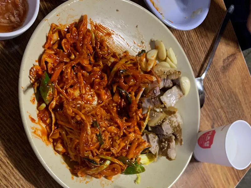 오이와 한치무침