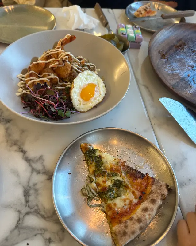 브라우니와 음료