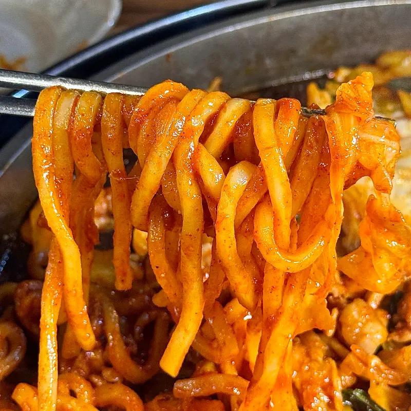 닭갈비 우동사리