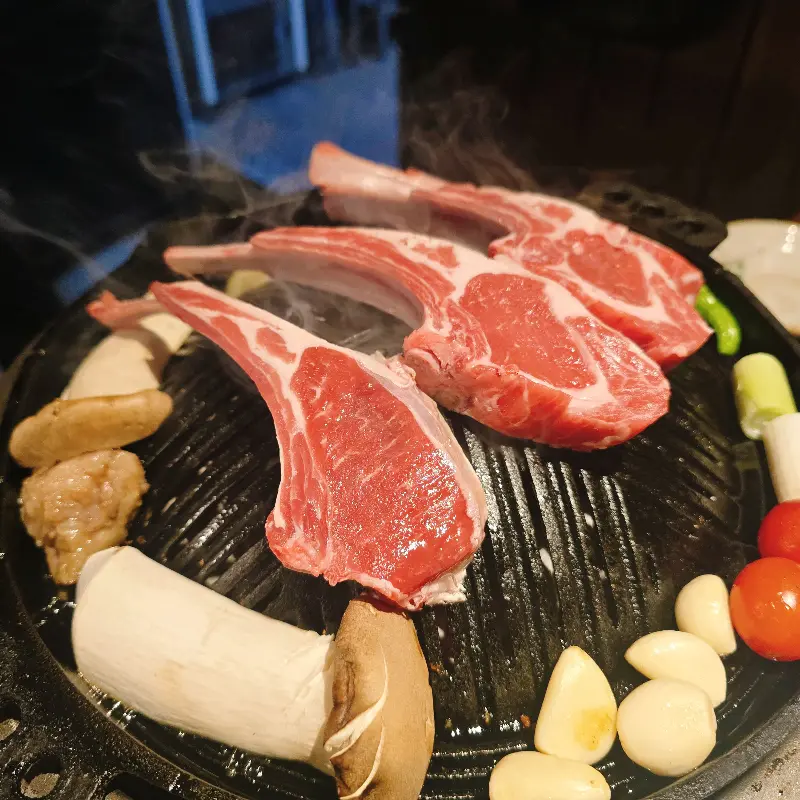 신선한 양갈비