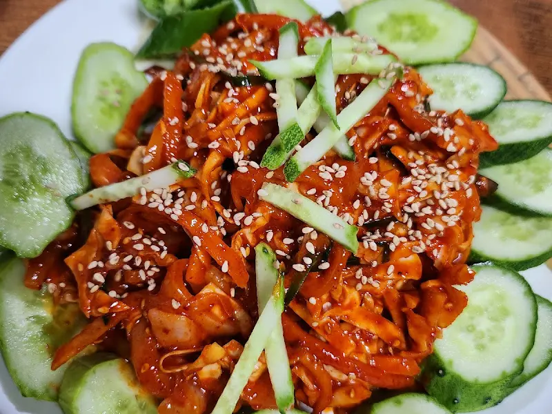 한치무침 클로즈업