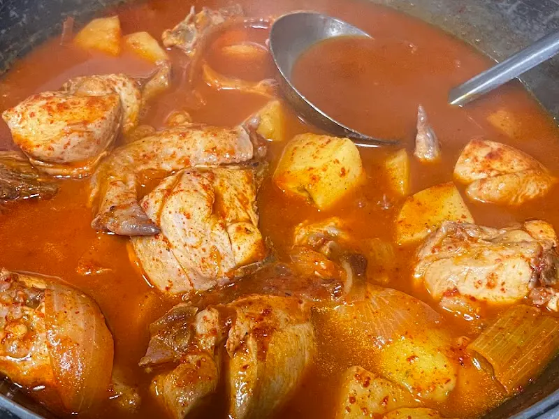 닭볶음탕 근접샷