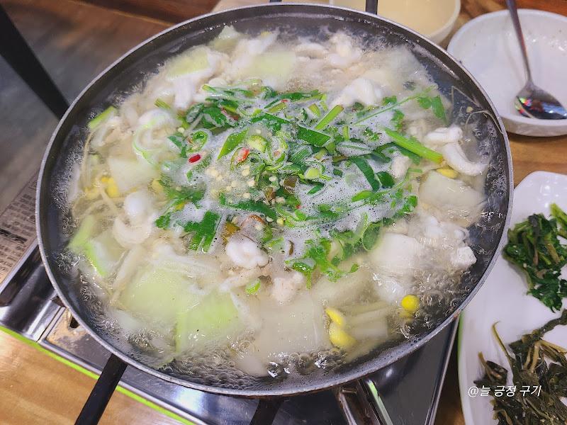 오징어 내장탕의 모습