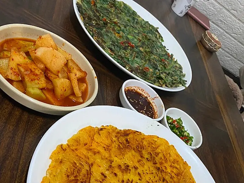 전과 곁들임 반찬