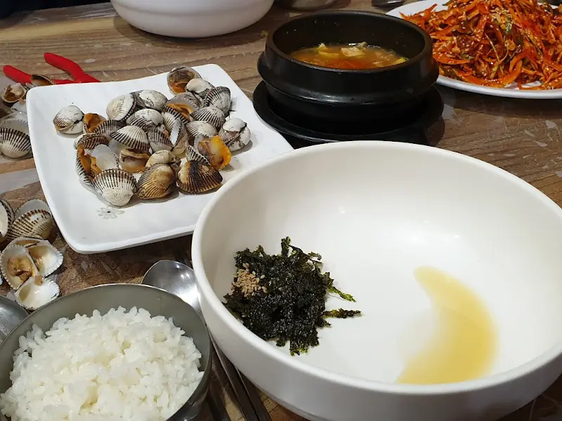 꼬막 정식 한상 차림