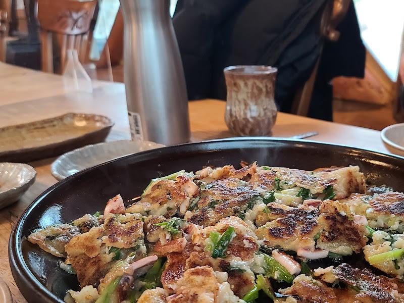 해물파전 근접샷