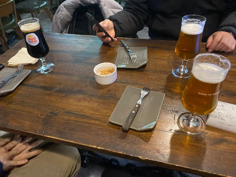 맥주와 기본안주