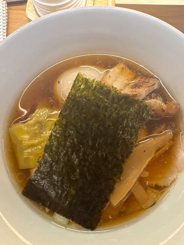 소유라멘 근접샷