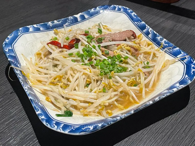 북경오리 숙주볶음