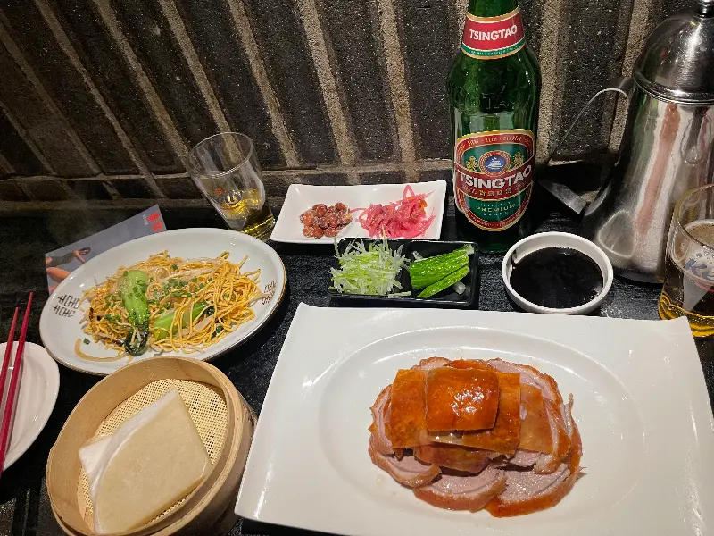 미림양장의 북경오리 한상차림