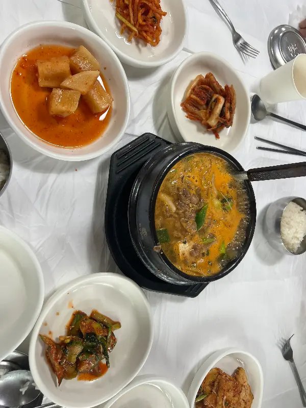 청국장과 밑반찬