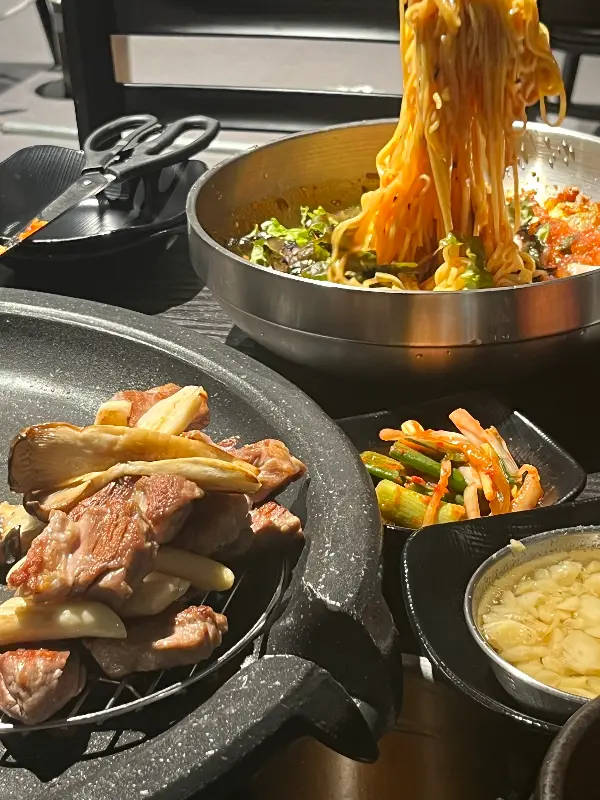 시원한 김치말이 국수
