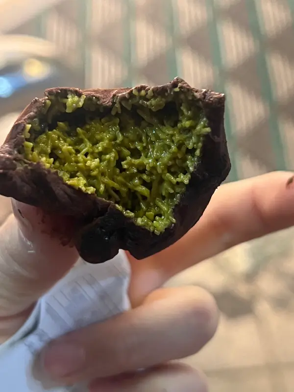 찰떡 도넛 단면