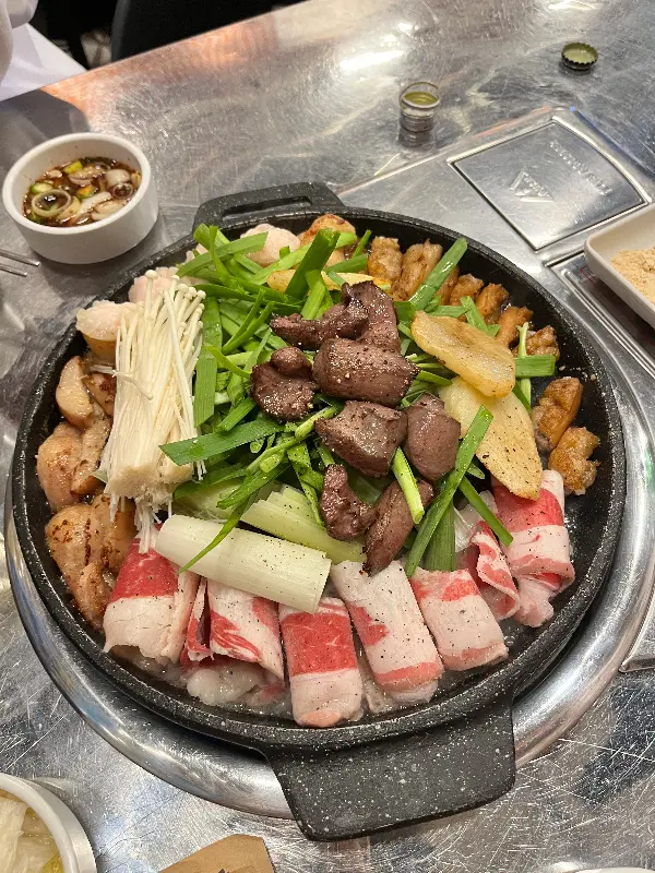 푸짐한 곱창 한 상