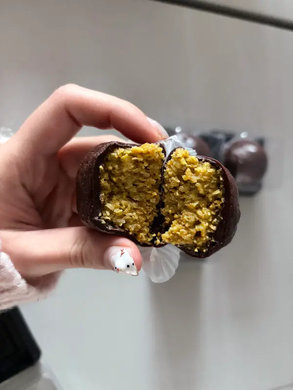 두바이 쫀득 쿠키 단면