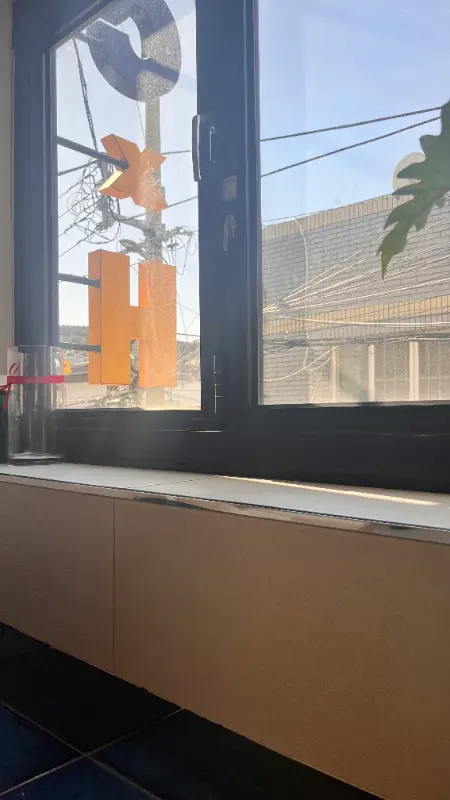 창밖으로 보이는 사직동 풍경