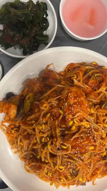 해물찜 한상차림