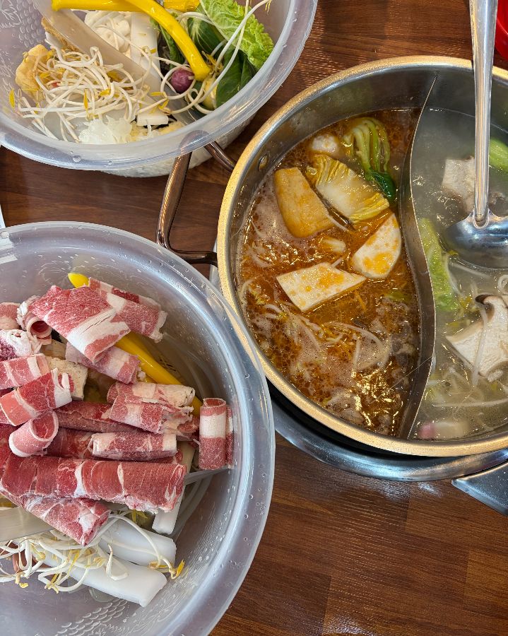 애상마라탕 훠궈 재료 준비